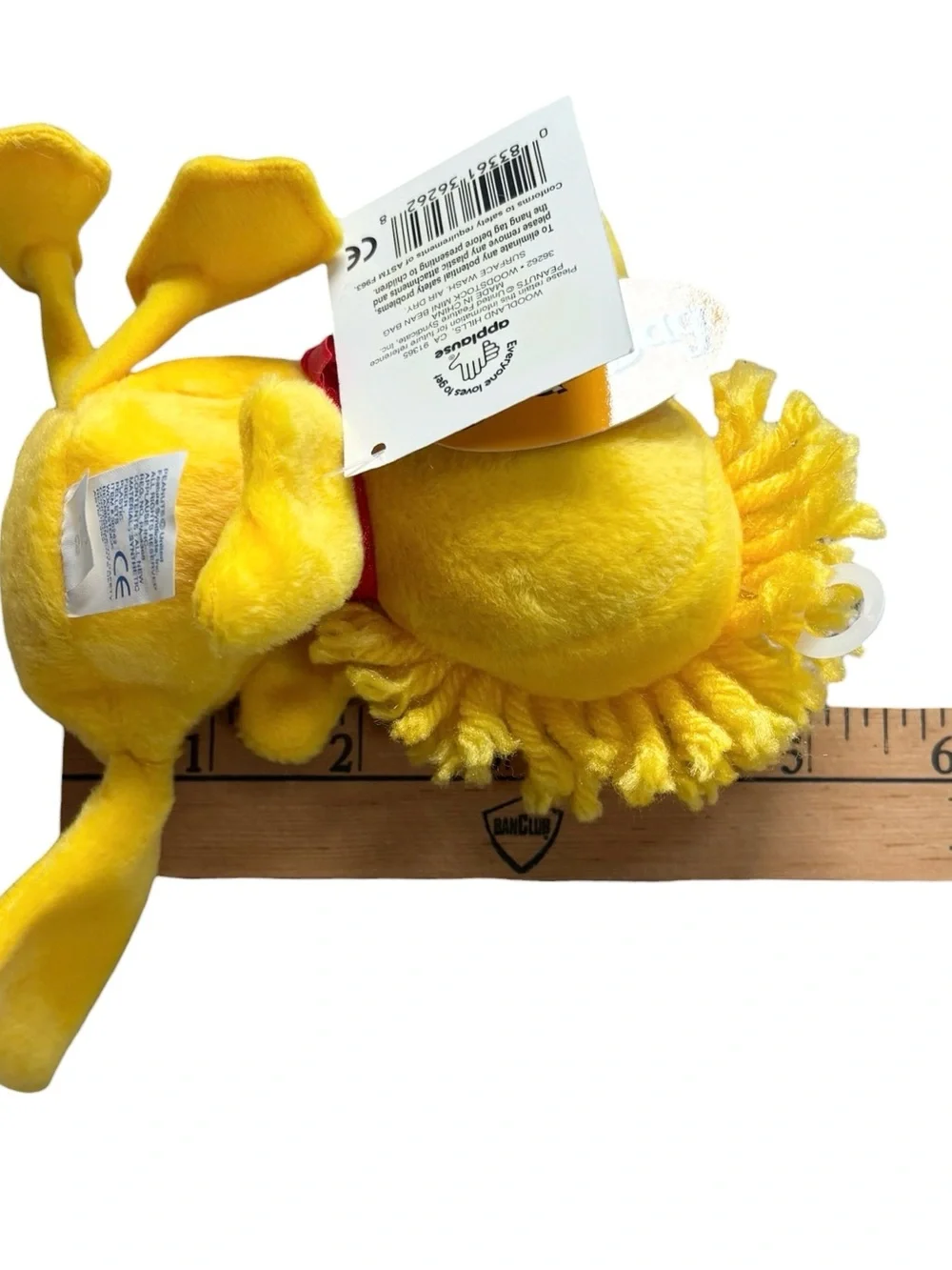 Vintage Peanuts Woodstock Plush Bean Bag Toy - NWT